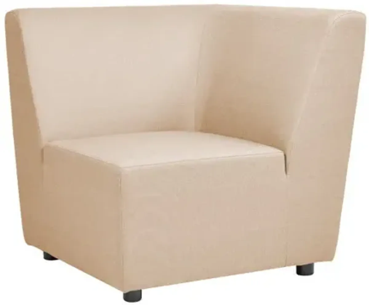 Cleo - Modular Upholstered Deep Seating Patio Corner Chair Axroma Olefin