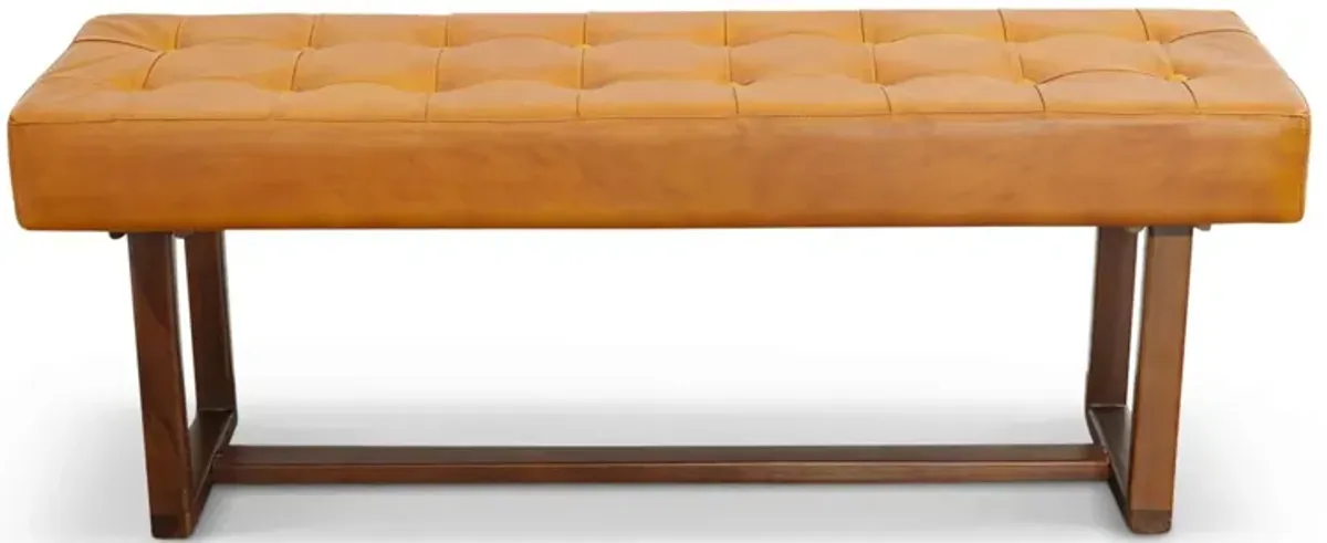 Cameron - Bench - Brown / Tan