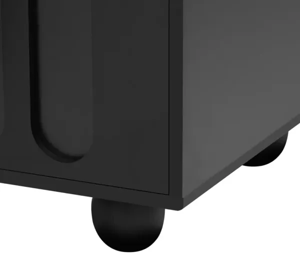 Modern TV Stand For TVs Up To 80", 2 Drawers And Cabinet