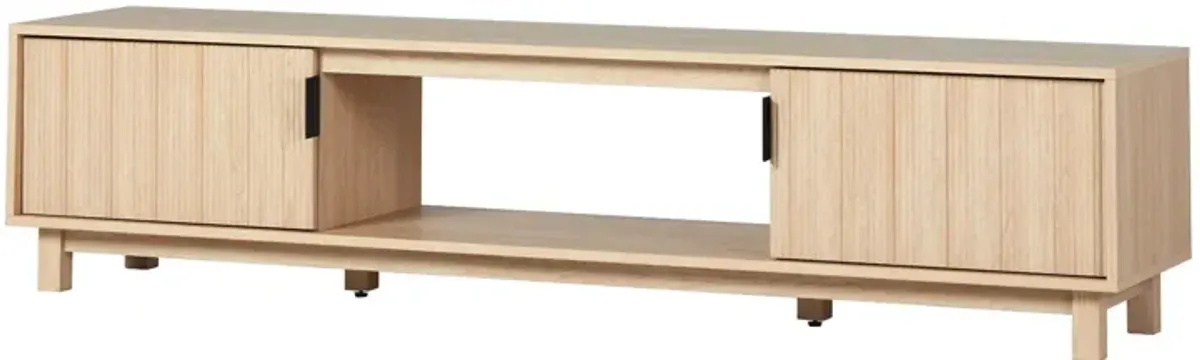 Modern Fluted Door Minimalist TV Stand