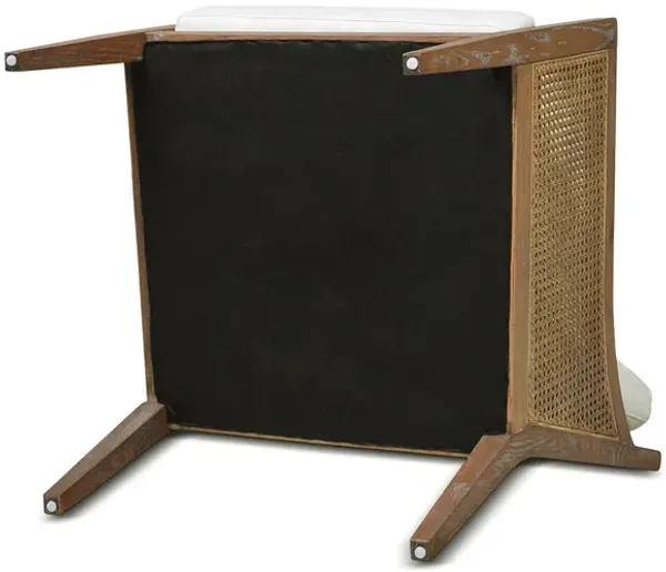 Ontario - Upholstered Accent Arm Chair - Natural White