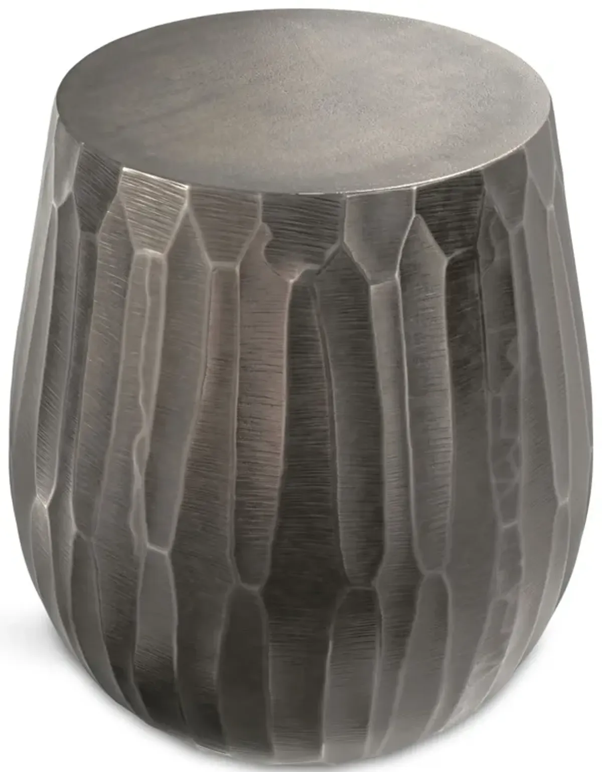 Nellie - Cast Aluminum Side Table - Black