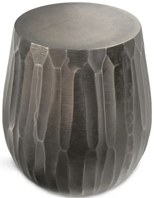 Nellie - Cast Aluminum Side Table - Black