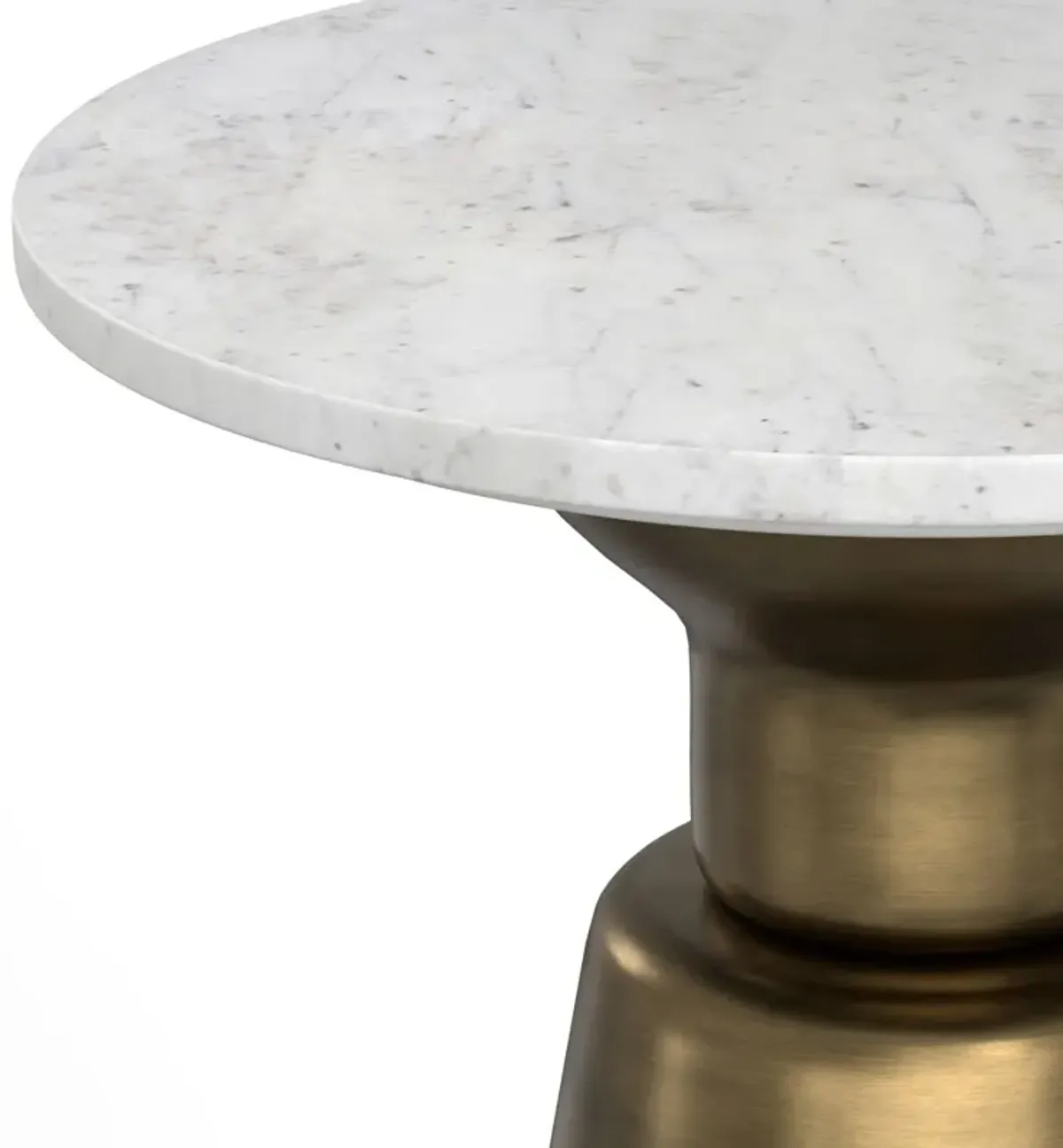 Leyla - Side Table - Antique Brass