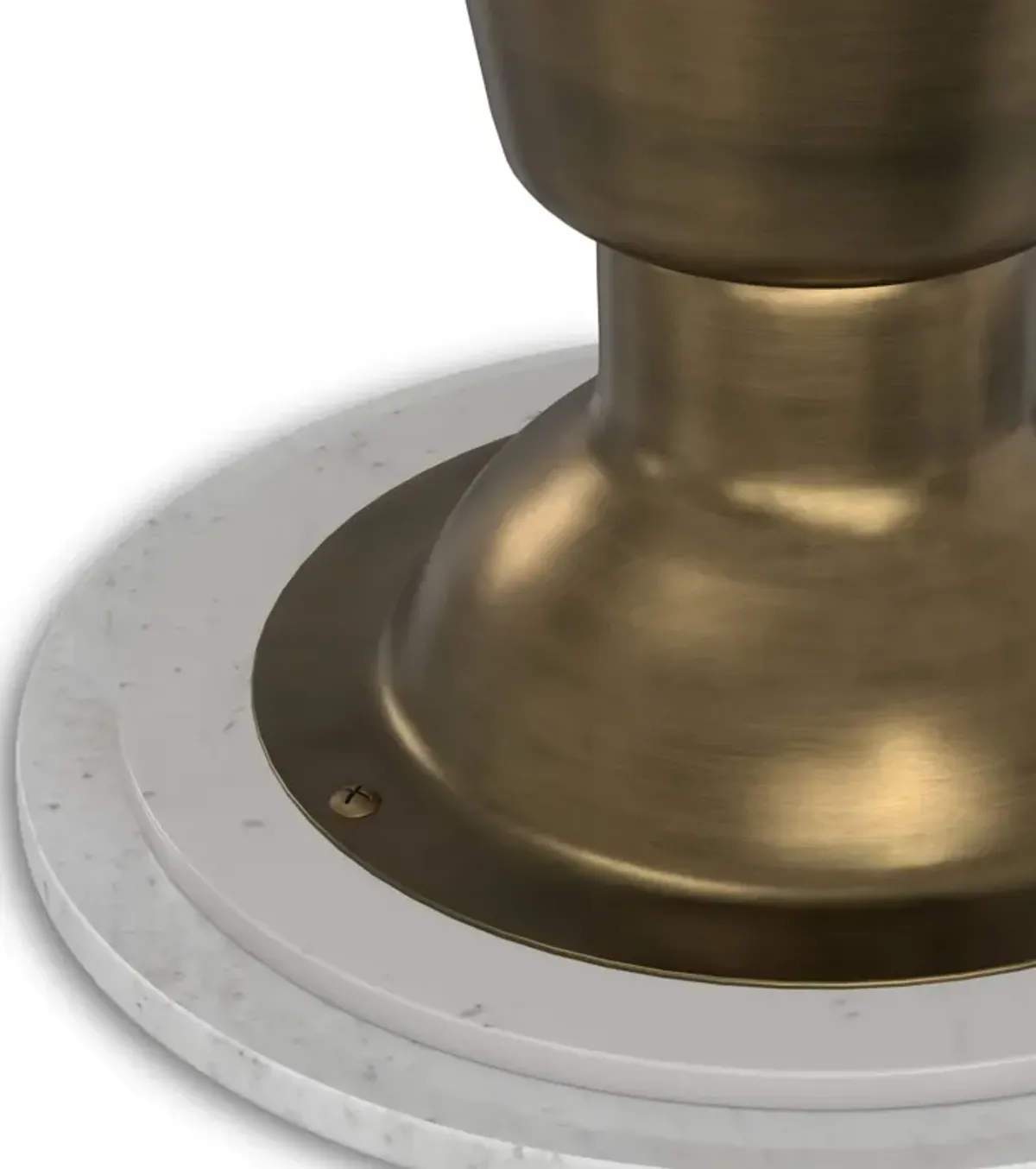 Leyla - Side Table - Antique Brass