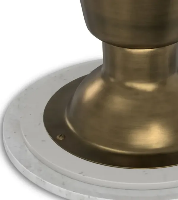 Leyla - Side Table - Antique Brass