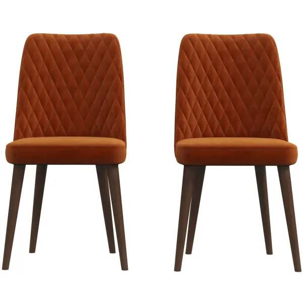 Katie - Mid-Century Modern Dining Chair (Set of 2)