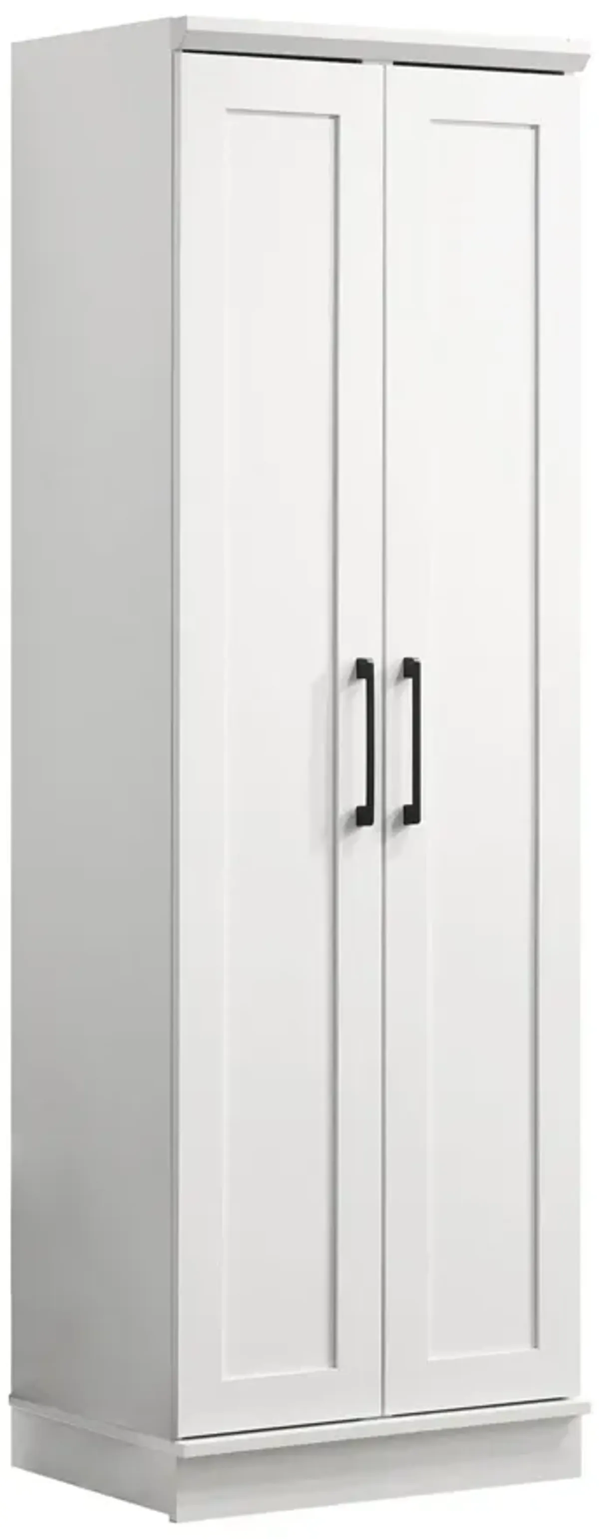Evelyn - Sleek Storage Cabinet With Framed Panel Design - White
