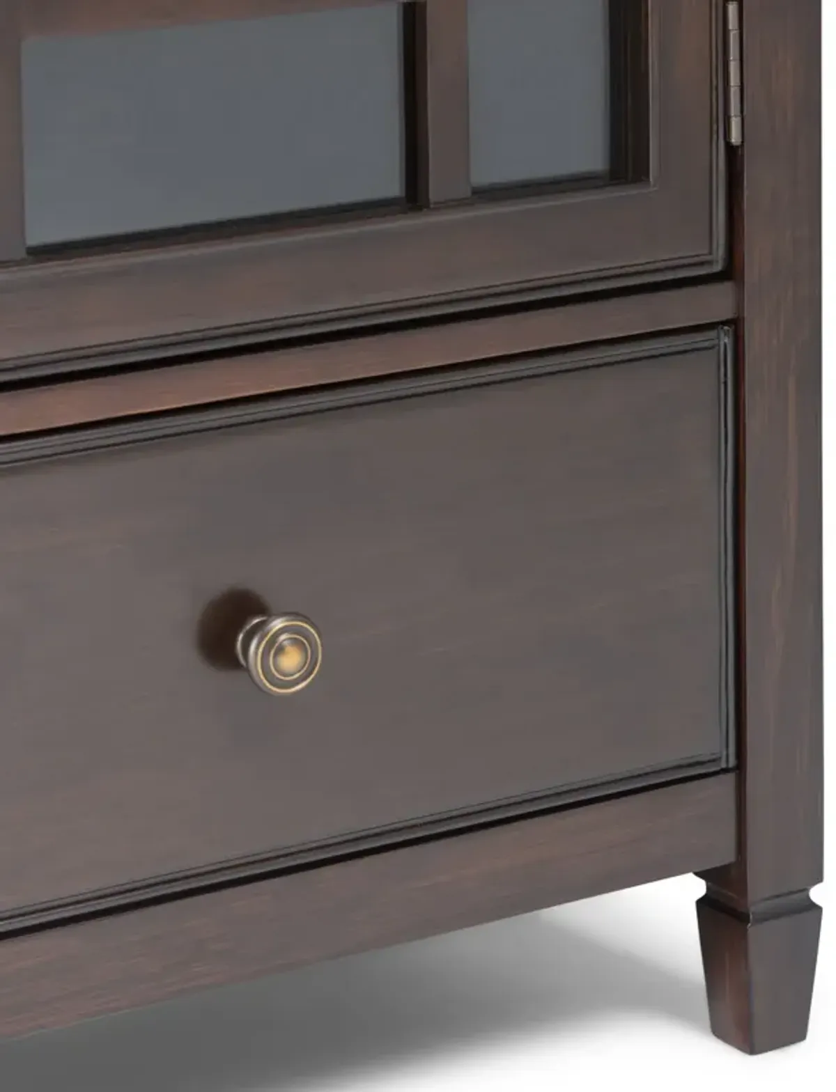 Connaught - Tall Storage Cabinet - Dark Chestnut Brown