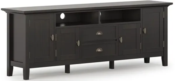 Redmond - TV Media Stand - Hickory Brown