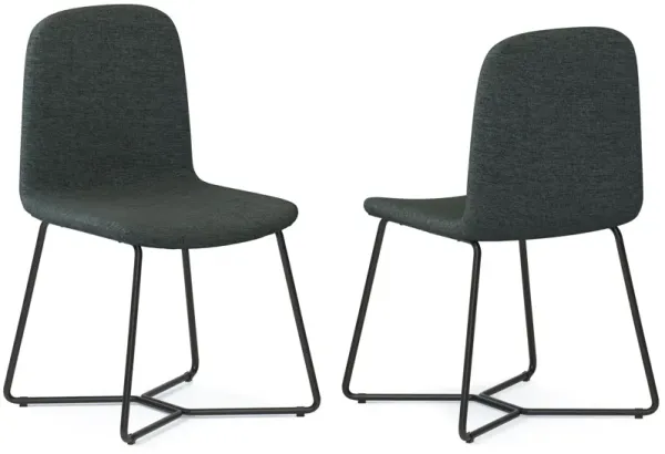 Wilcox - Dining Chair (Set of 2) - Charcoal Gray