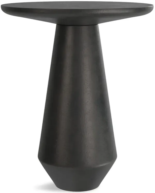 Gloria - Cast Aluminum Side Table - Black