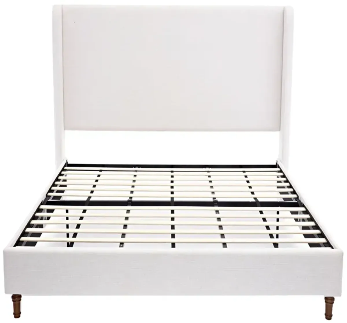 Harper - Tall Headboard Upholstered Bed / High Headboard / Elegant Simplicity / No Box Spring Needed