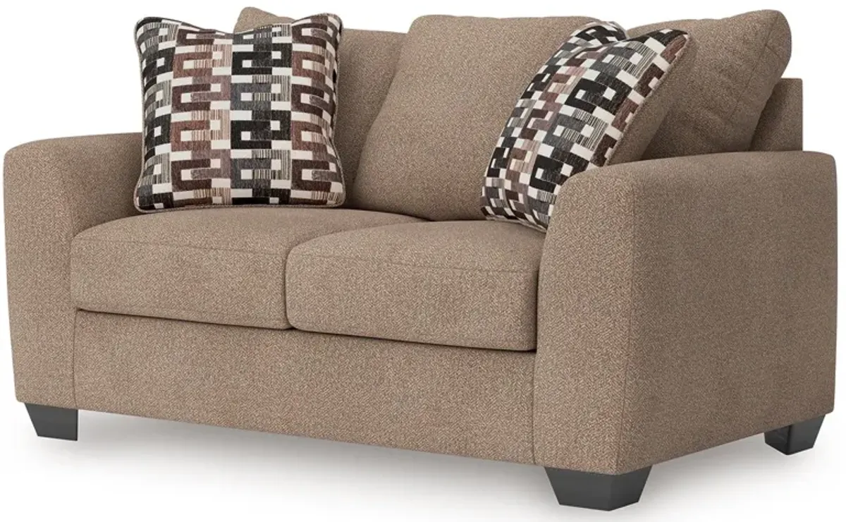 Triston-Peaks - Suede - Loveseat