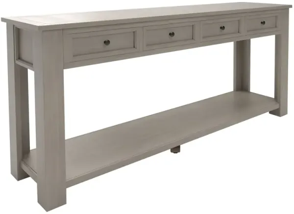 Hearth & Haven Clara - Console Table With Storage Drawers And Bottom Shelf