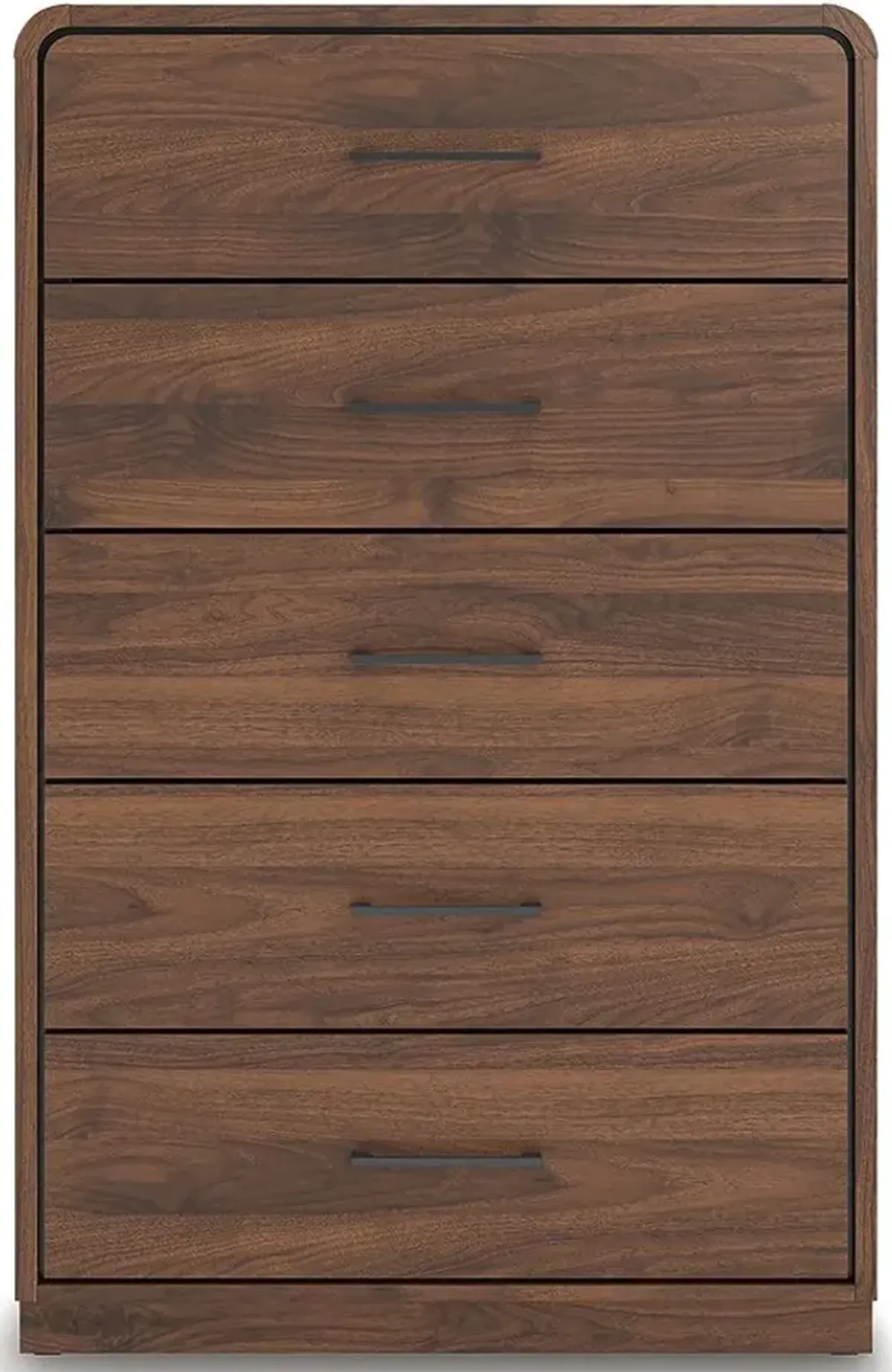 Fortlorn - Walnut Brown - Five Drawer Chest
