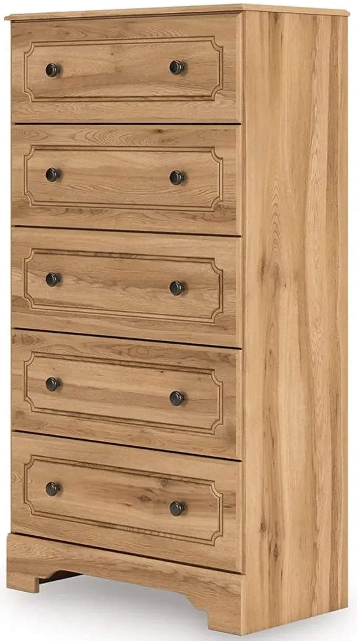 Aleaport - Warm Brown - Five Drawer Chest