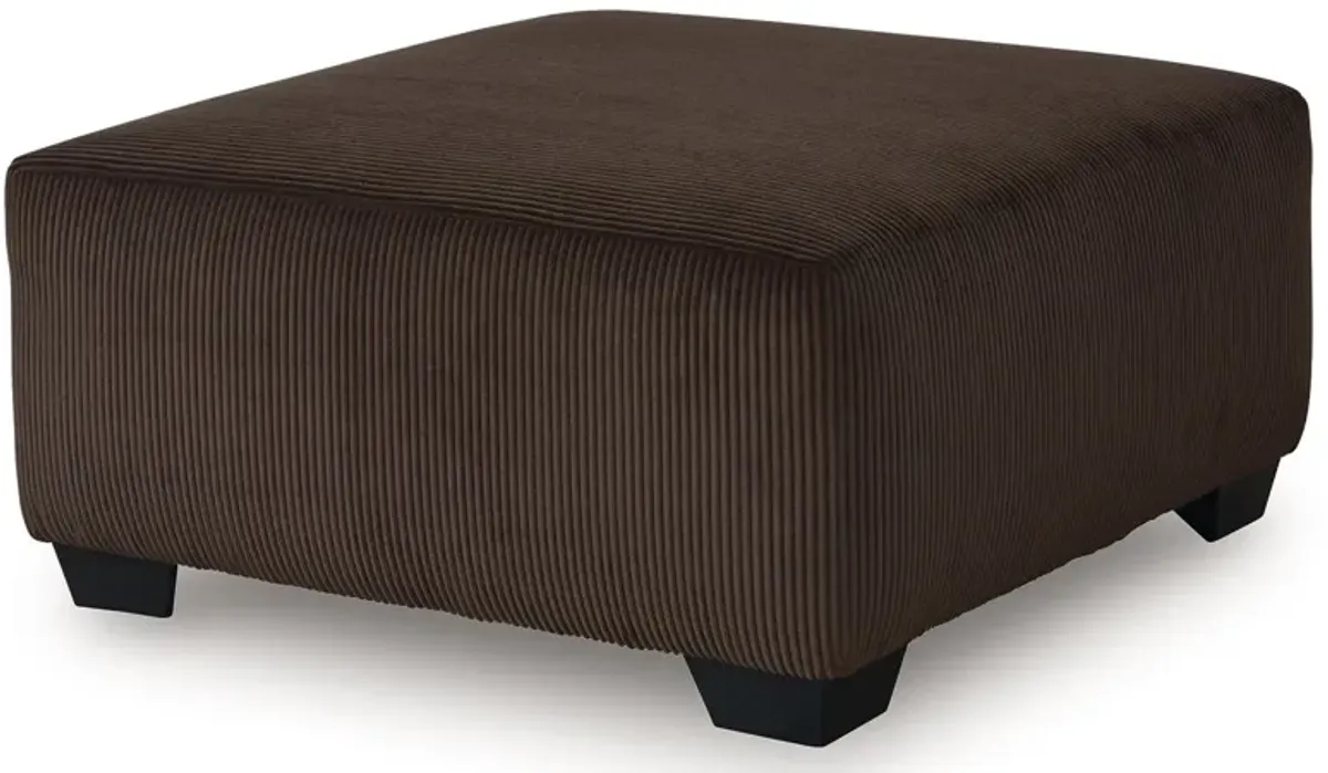 Kimlee - Chocolate - Oversized Accent Ottoman
