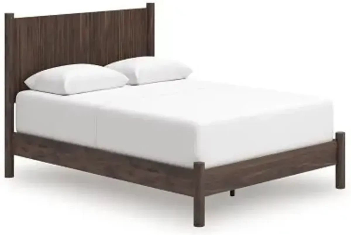 Pamytta - Brown - Queen Panel Bed