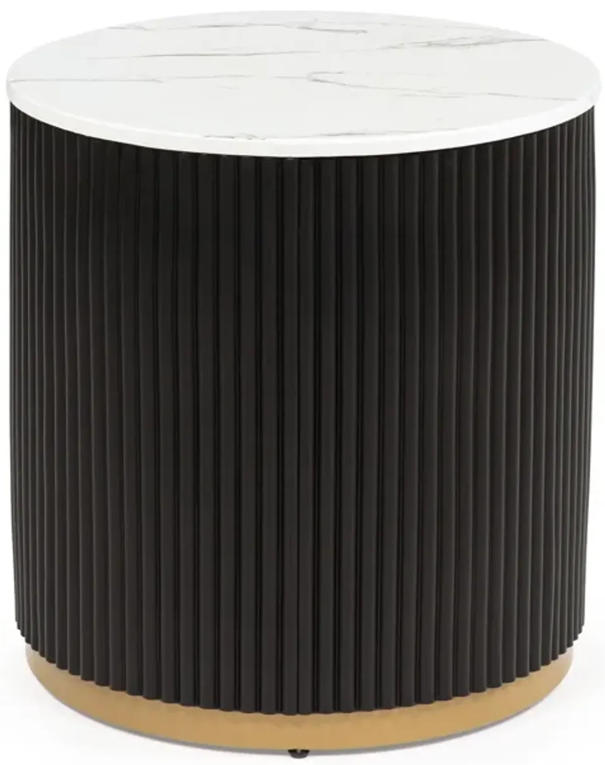 Kara - Table Set (Coffee & 2 End Tables) - Black / White