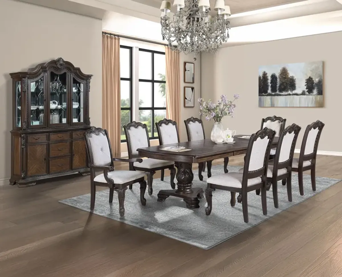Kiera - Dining Room Set - Cherry Brown