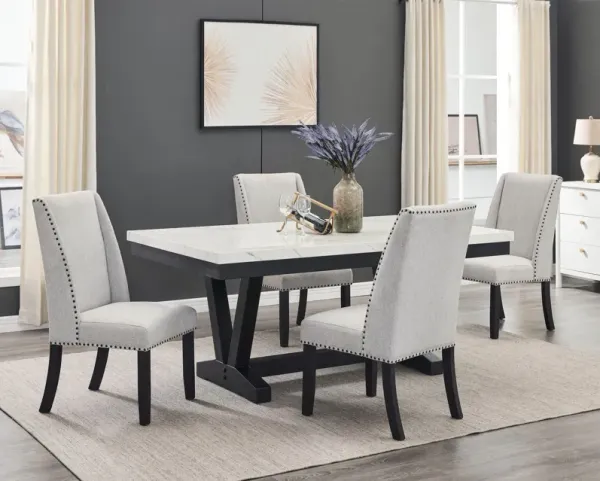 Varley - Dining Room Set With Wing Chairs