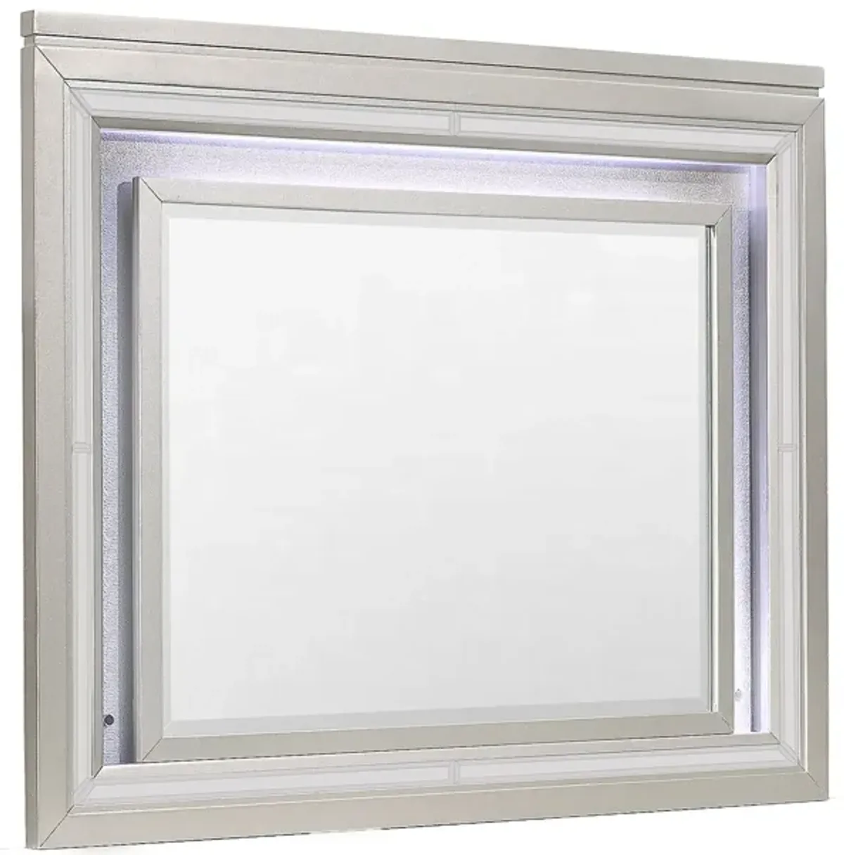 Cross - Glam Mirror With LED - Champagne