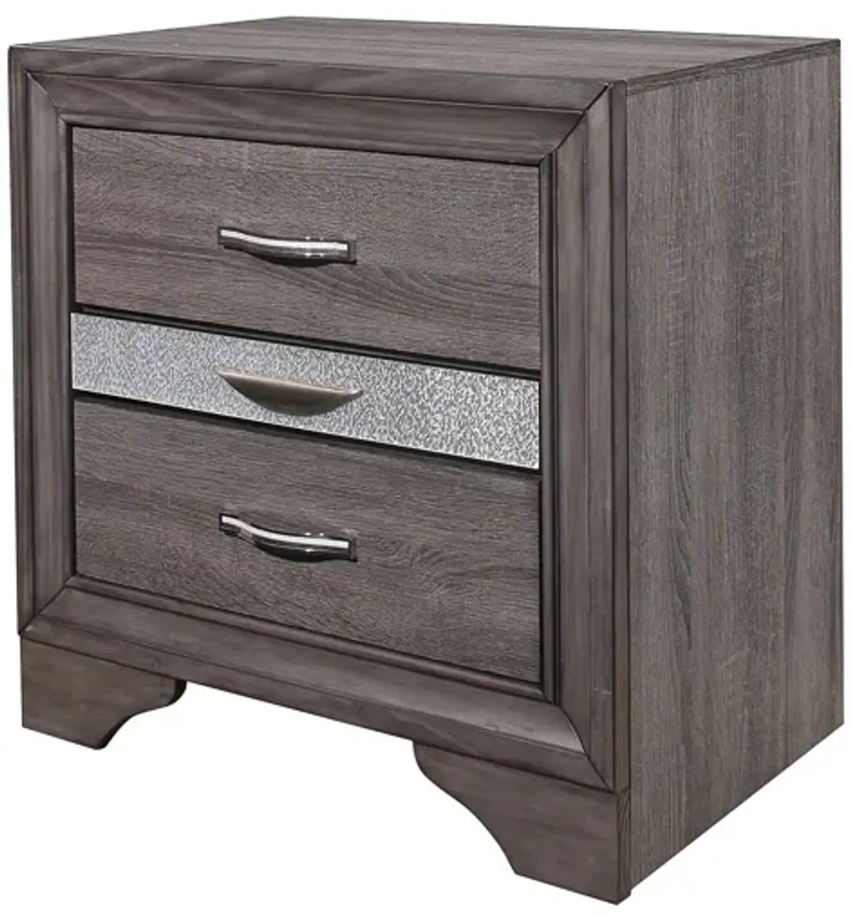 Ryder - Sparkle Nightstand - Gray