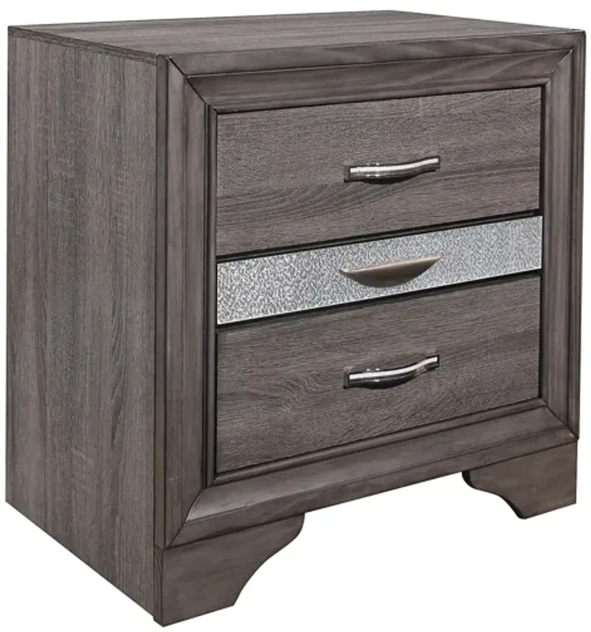 Ryder - Sparkle Nightstand - Gray