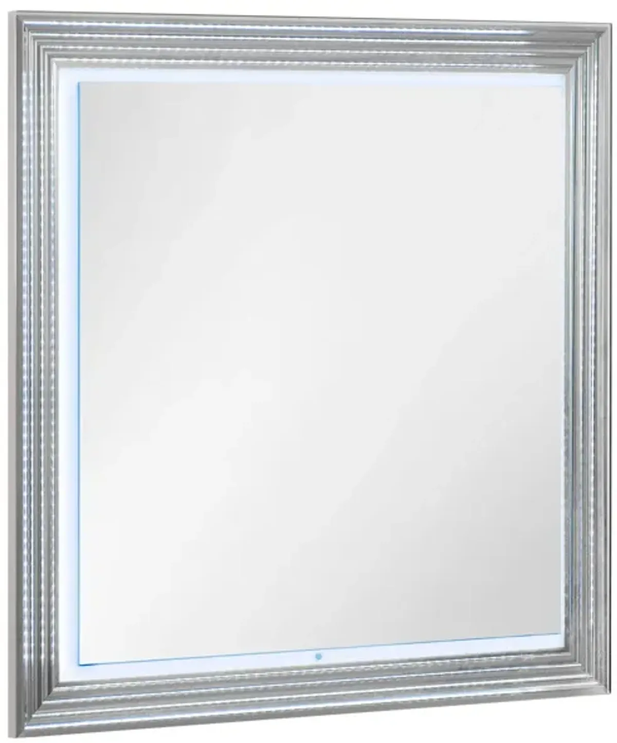 Moon - Marble Mirror With LED - White