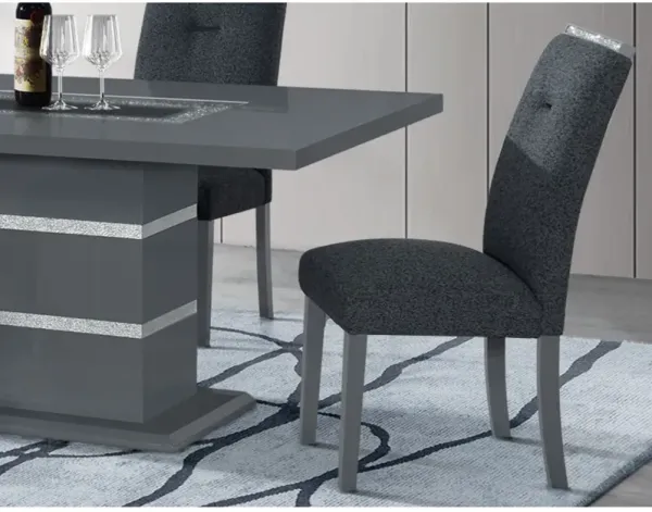 Ariya - Dining Table And Chair Set - Dark Gray