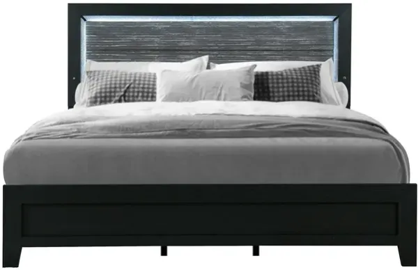 Carlos - 5 Pieces Queen Bedroom Set - Black
