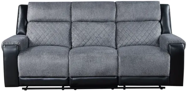 Alicia - Reclining Sofa - Gray / Black