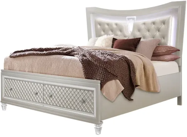 Cross - Elegant Design Bed With LED