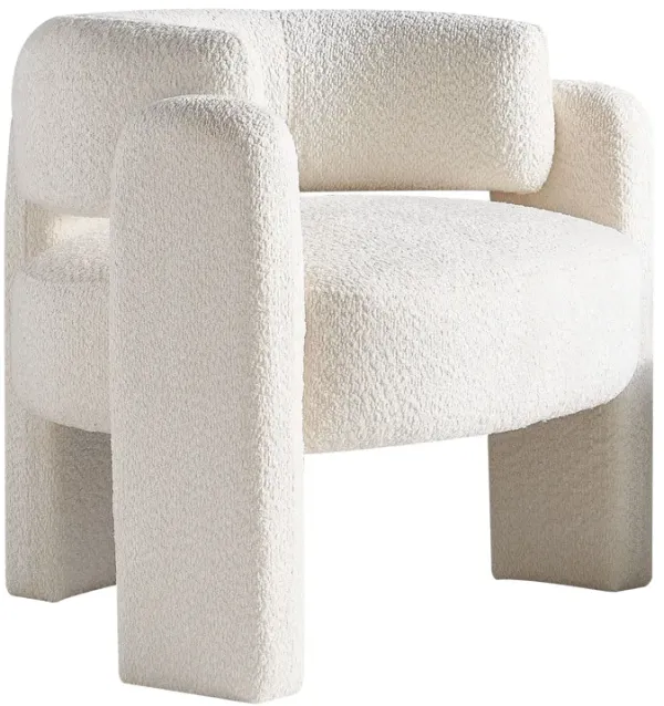 Boucle Upholstery Accent Chair