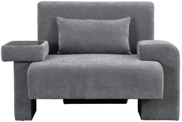 Modern Oversized Armchair With Soft Cushion For Living Room