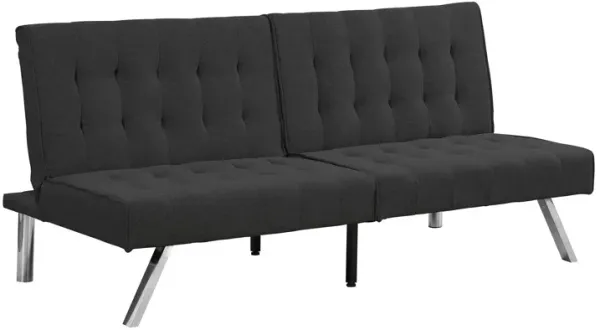 Modern Sofa Bed With Wood Frame And Stainless Legs