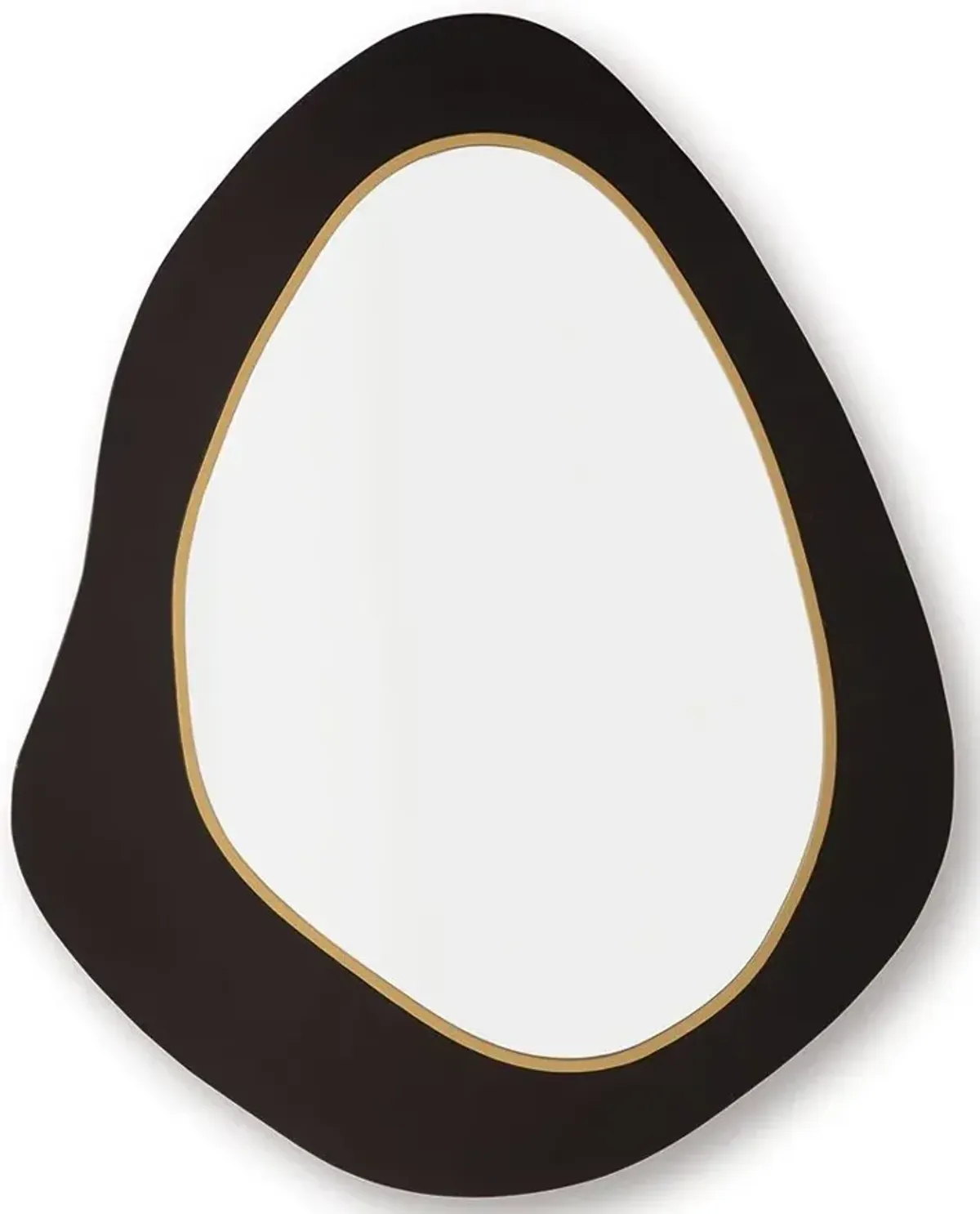 Kierlock - Black / Gold Finish - Accent Mirror