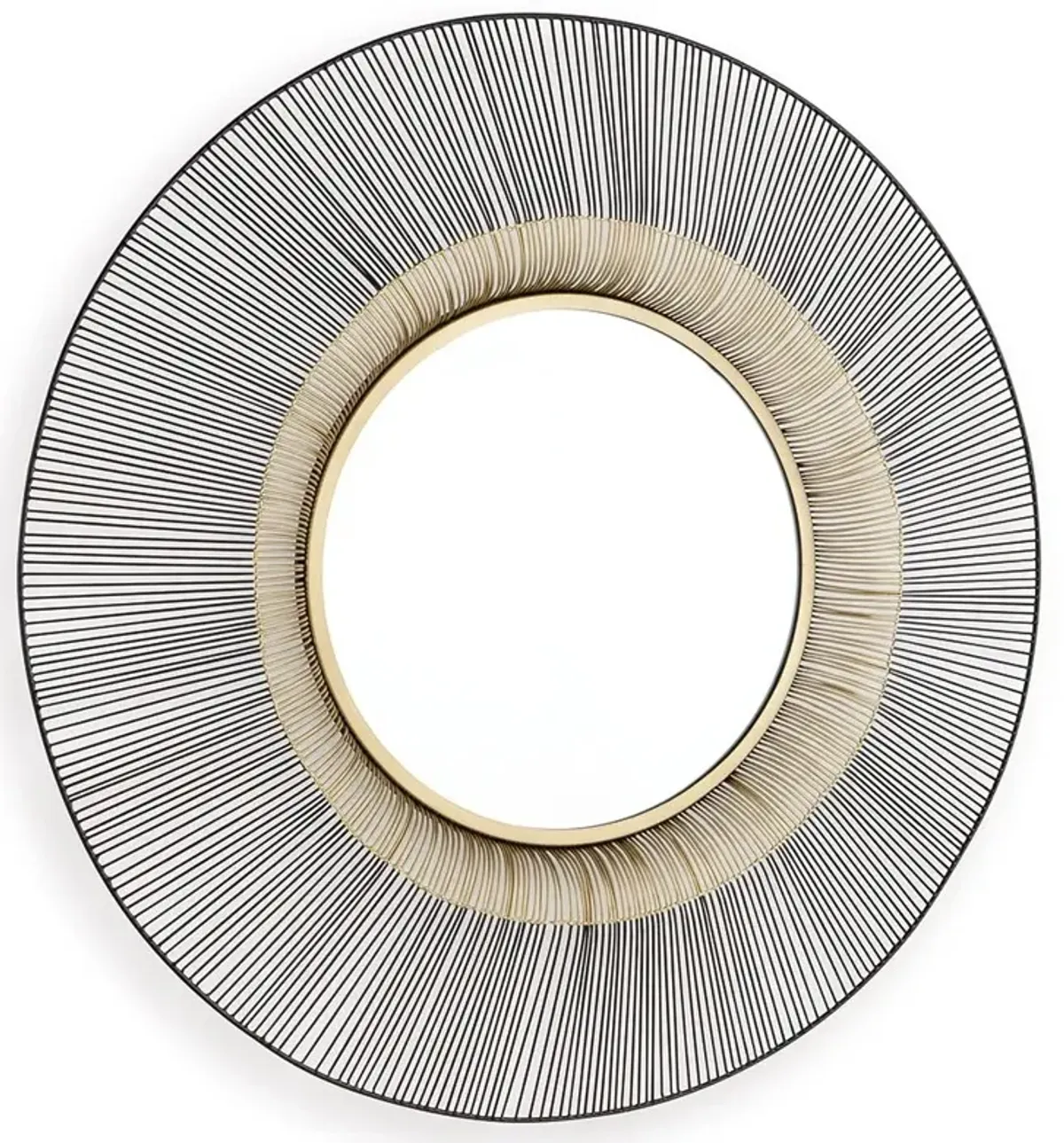 Dallmen - Black / Gold Finish - Accent Mirror