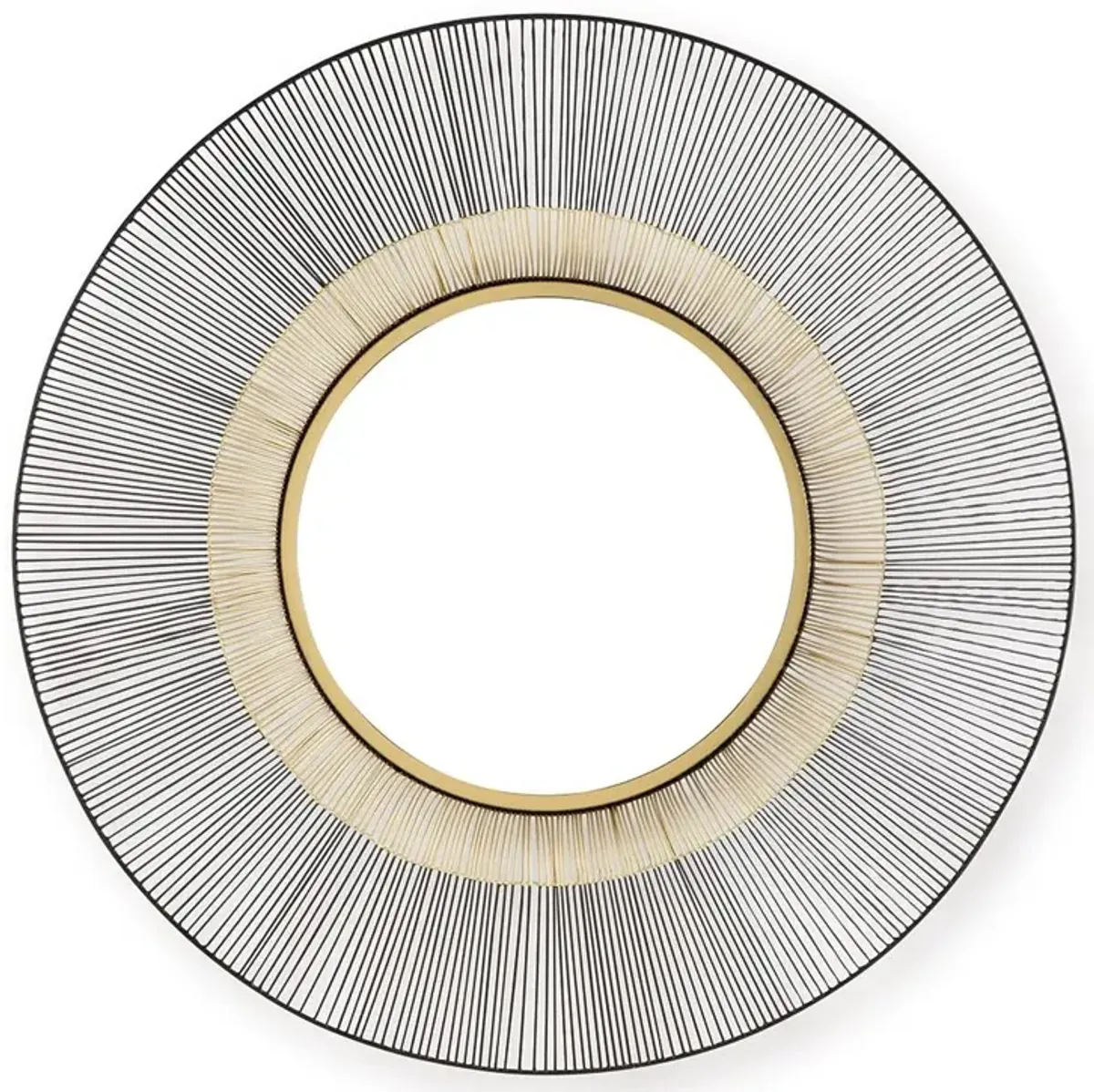 Dallmen - Black / Gold Finish - Accent Mirror