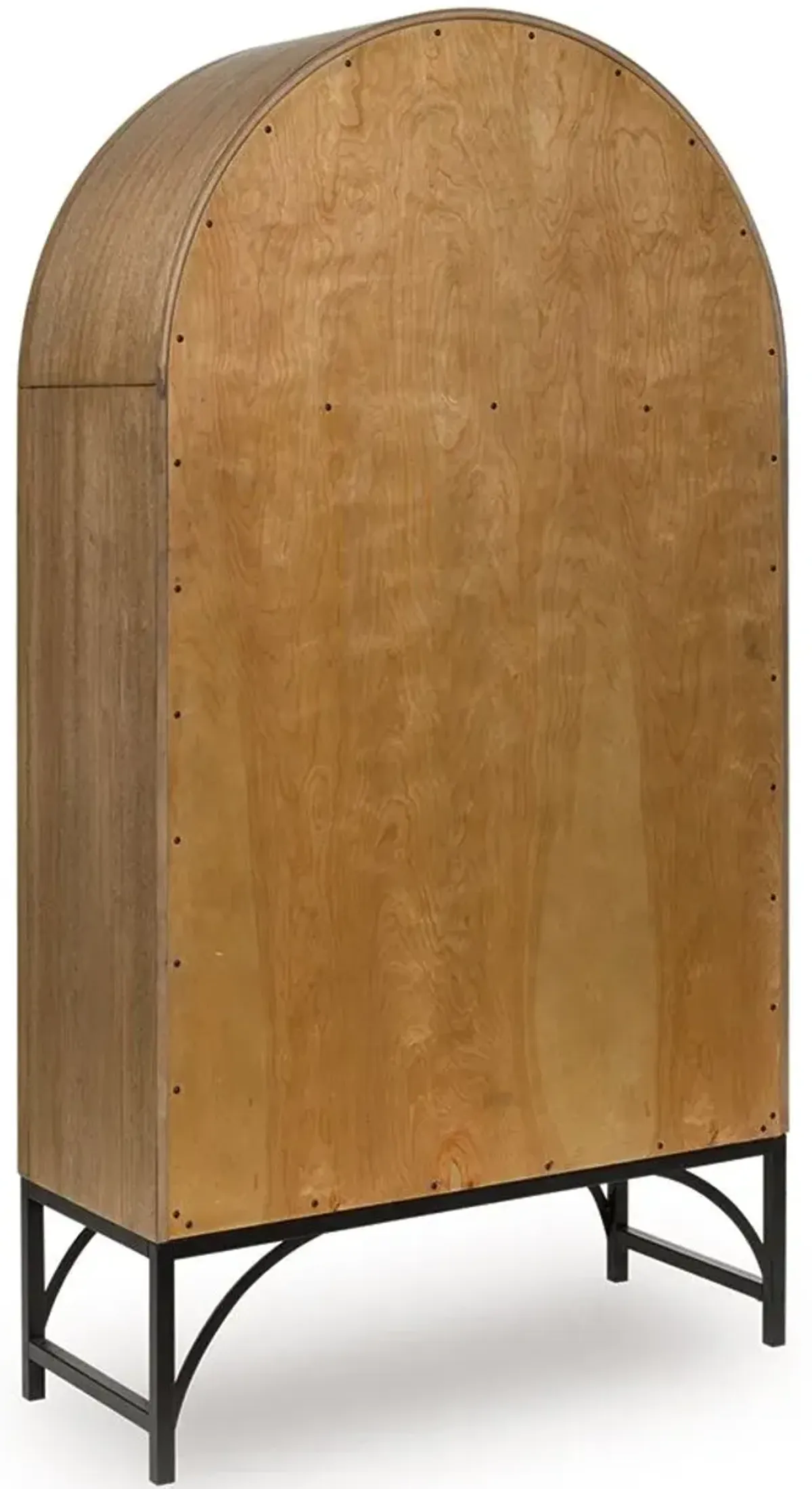 Gwenwich - Natural / Black - Accent Cabinet