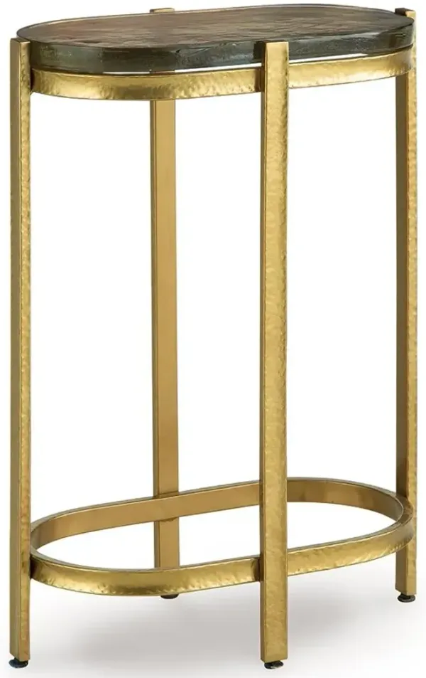 Porterville - Gold Finish - Accent Table