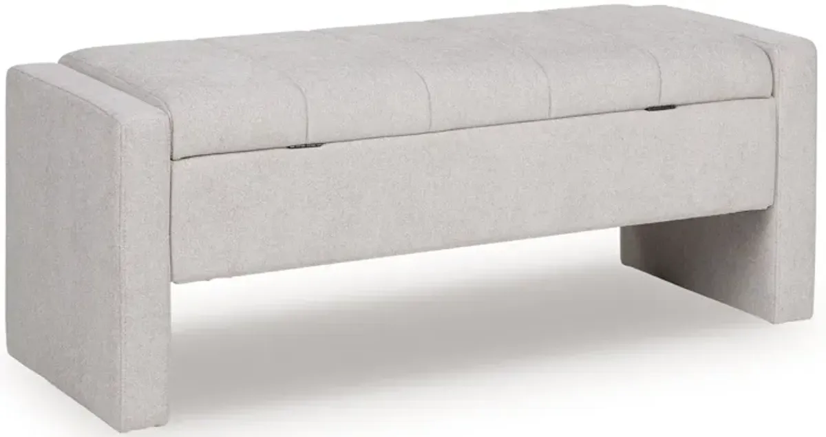 Akselman - Gray - Storage Bench