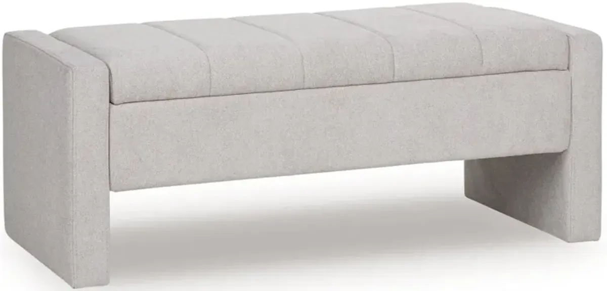 Akselman - Gray - Storage Bench
