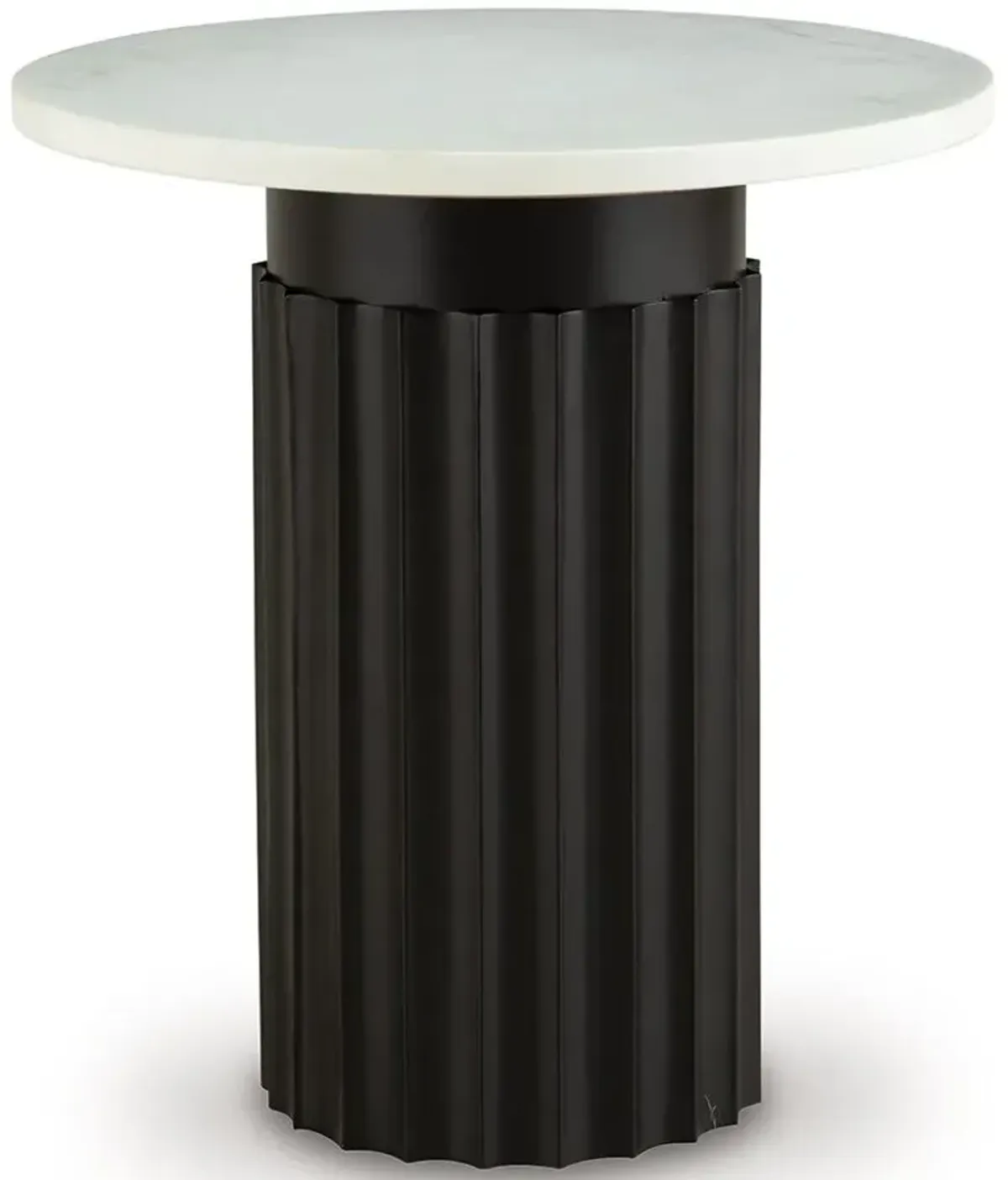 Wainstone - Black / White - Accent Table