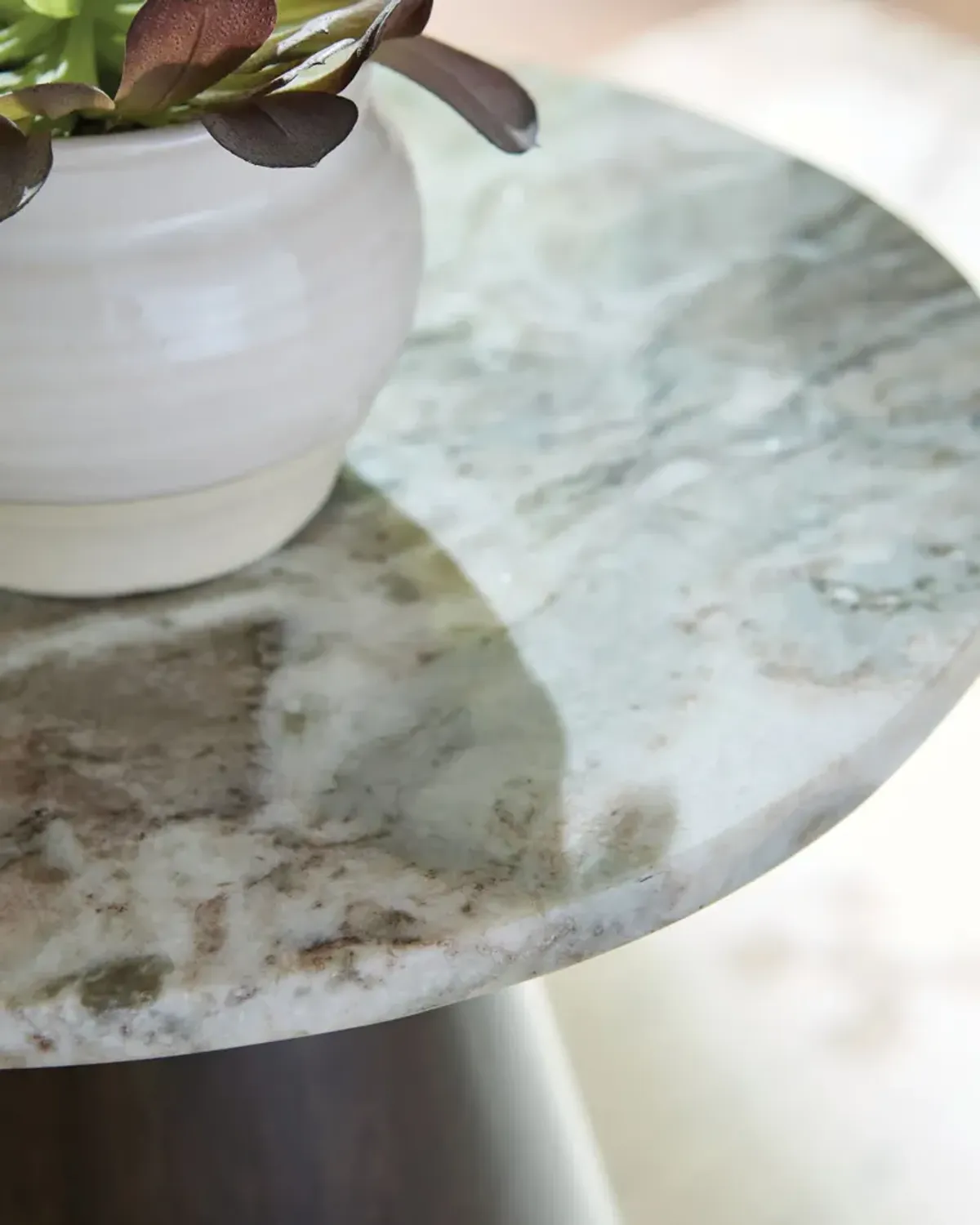 Waltnor - Gray / White / Brown - Accent Table