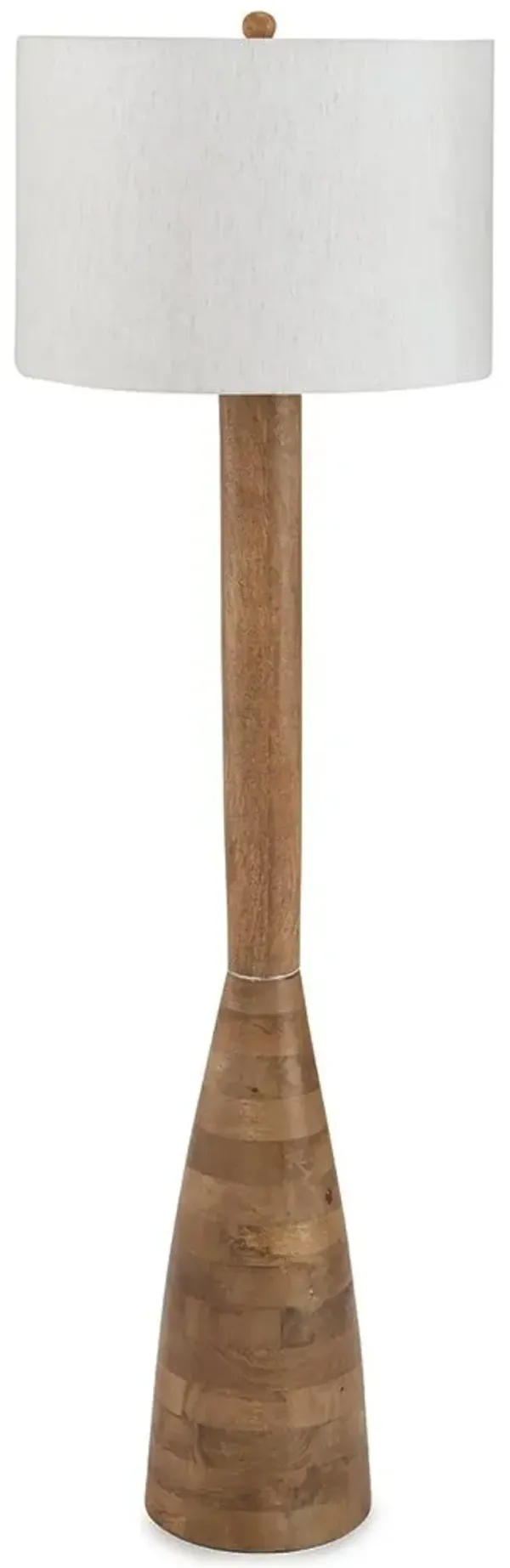 Ailsa - Natural Brown - Wood Floor Lamp