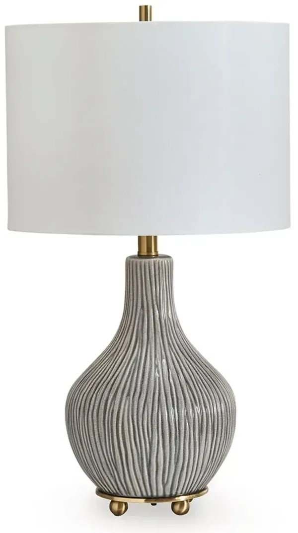 Judlen - Gray / Gold Finish - Ceramic Table Lamp