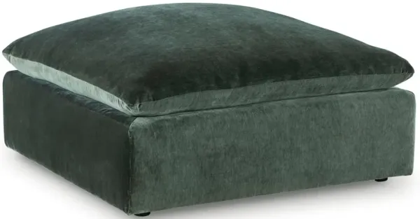 Carriage View - Jade - Oversized Accent Ottoman
