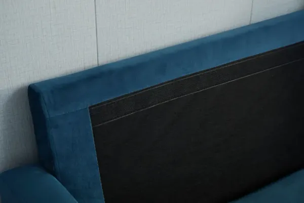 Luxurious Comfort Stationary Loveseat - Space Blue